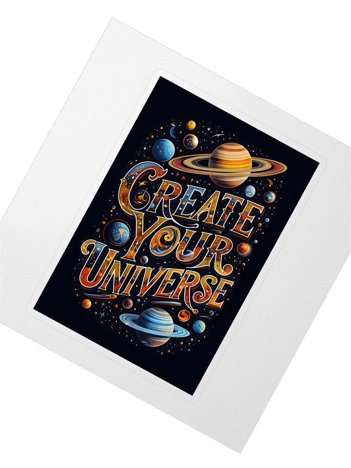 Create Your Universe Colour Burst Sticker product image (2)