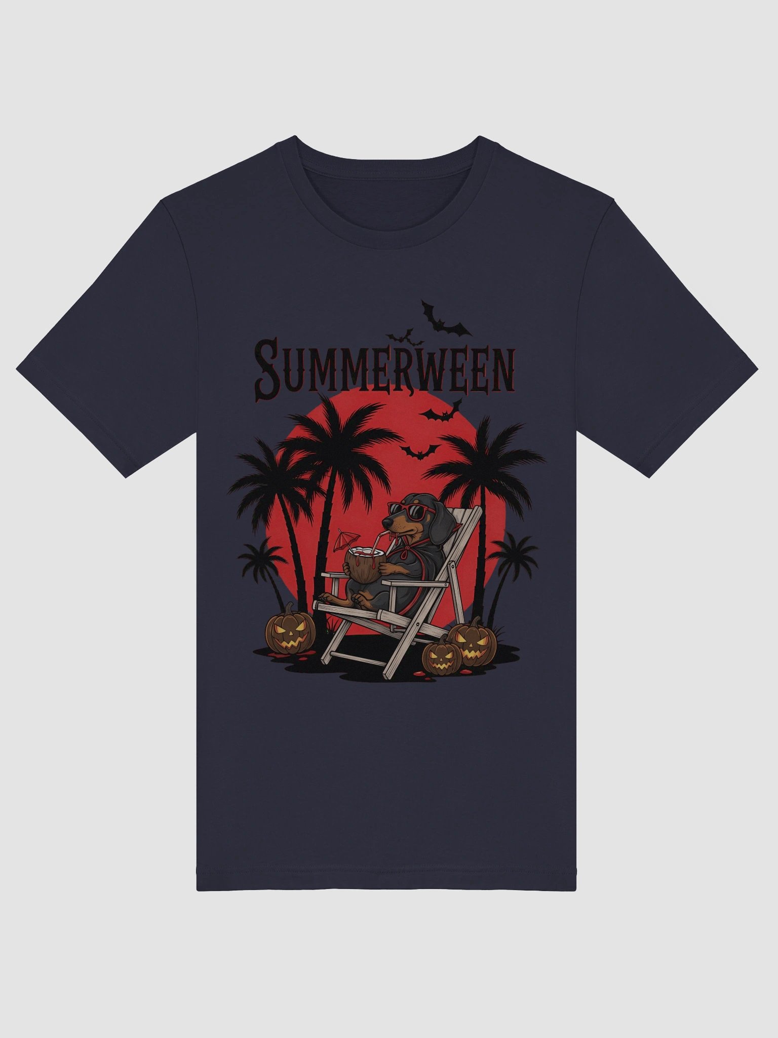 Summerween Vampire Dachshund T-Shirt product image (5)