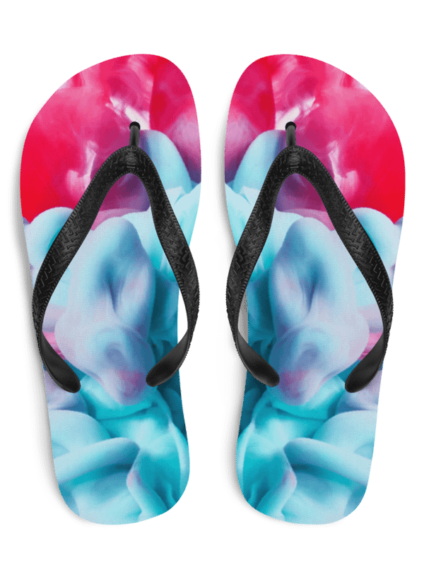 Cloudy Colors Flip Flops product image (1)