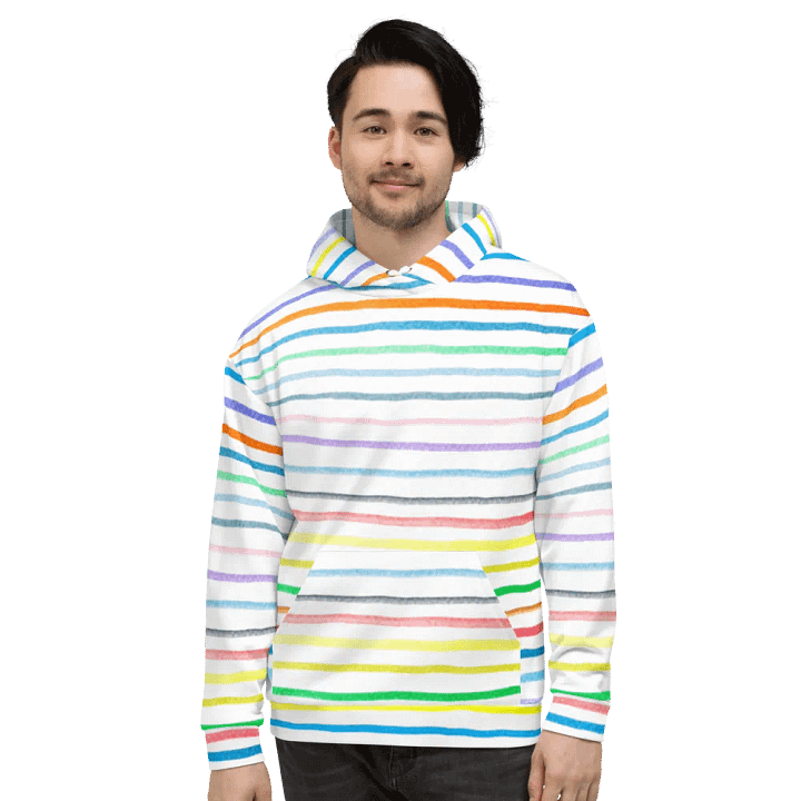Vibrant Lines Unisex Hoodie product image (1)