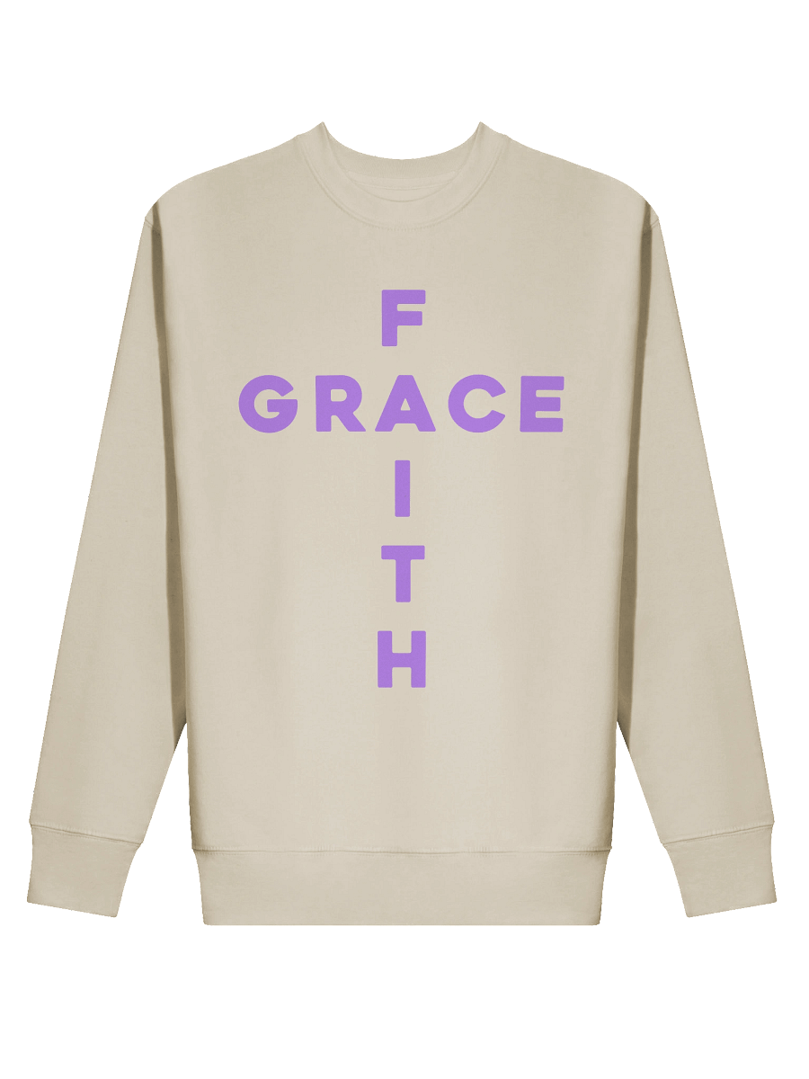 By Grace Through Faith Cross Sweatshirt product image (8)