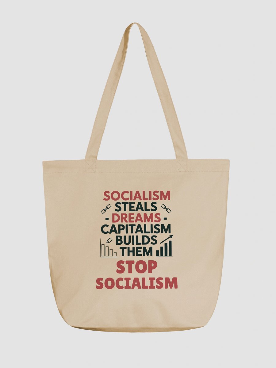 Stop Socialism, Build Your Future tote bag product image (1)