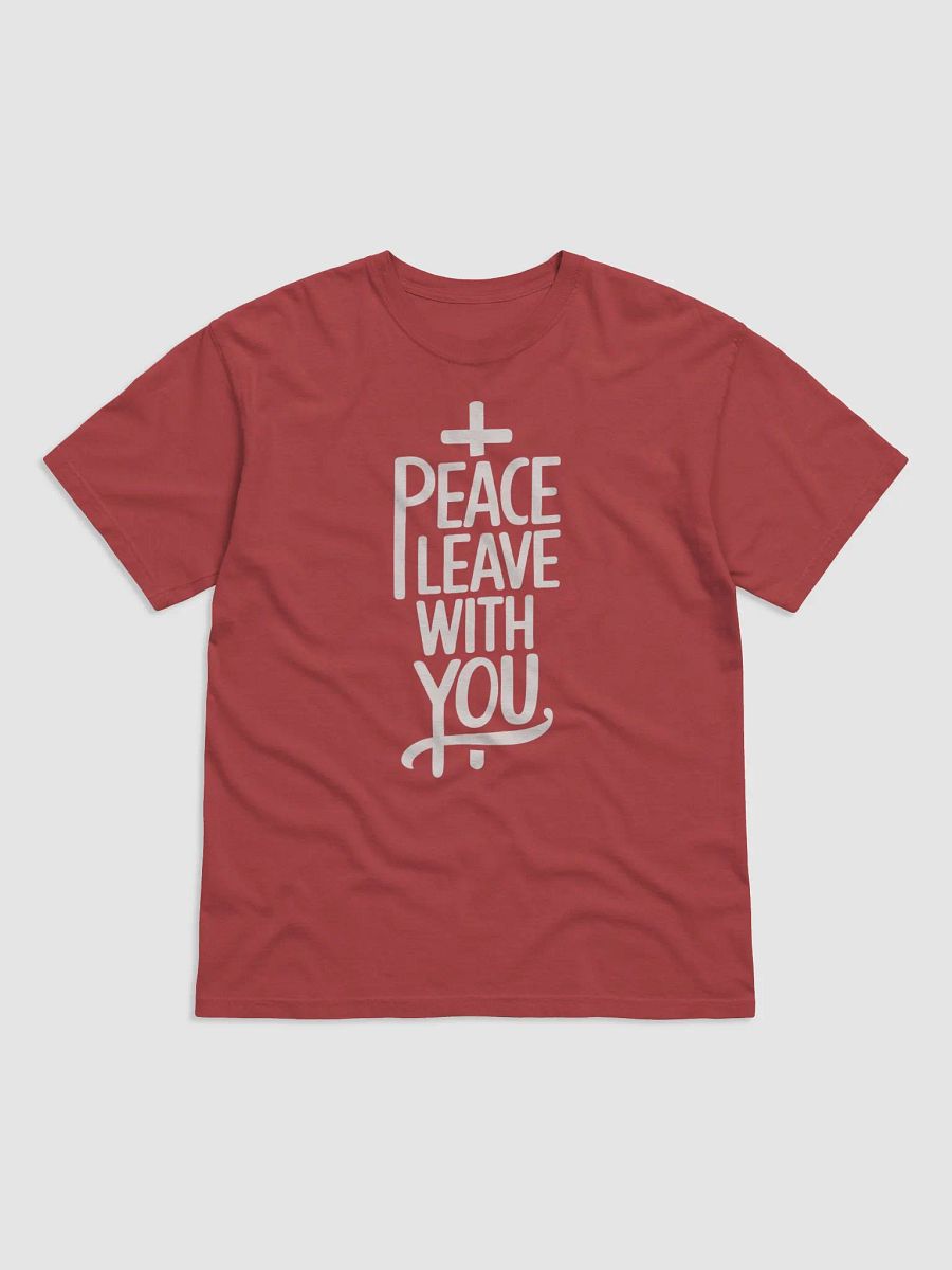 Peace I Leave with You – John 14:27 Bible Verse Comfort Colors T-Shirt product image (3)