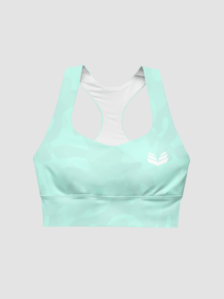 Longline Sports Bra - Mint Camo product image (5)