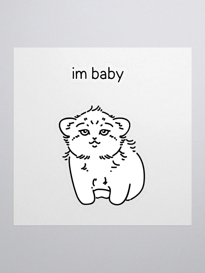 I'm Baby Manul - Sticker product image (2)