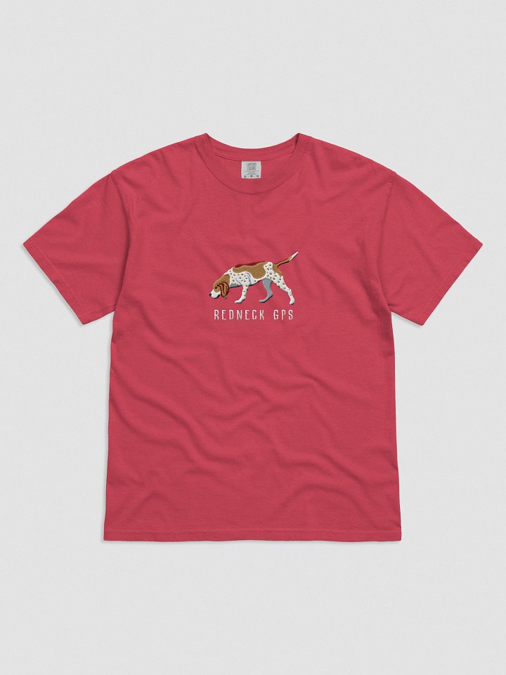 Redneck GPS T-Shirt(Embroidered) of a Redtick Coonhound product image (41)