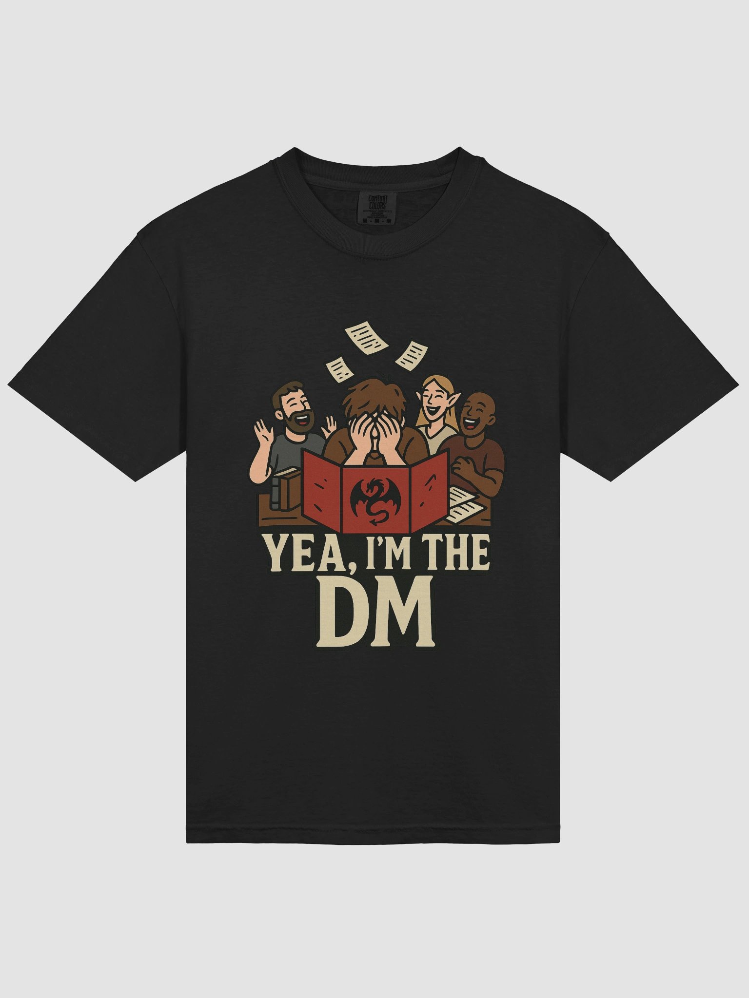 "Yea I'm the DM" Crying Edition – Shirt product image (29)
