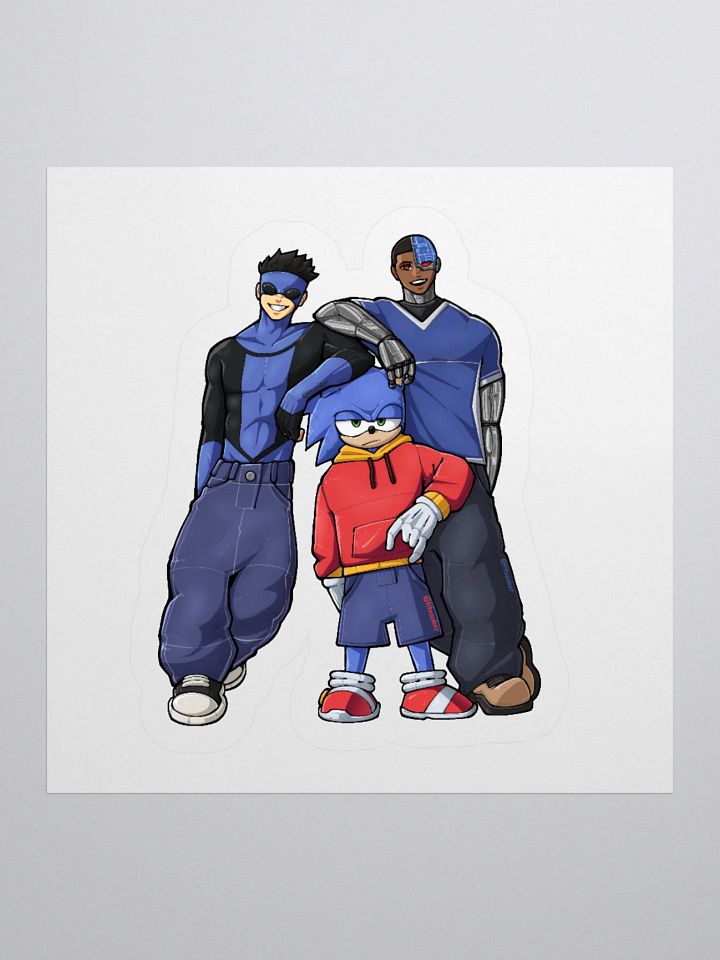 TEAM BLUE STICKER product image (3)