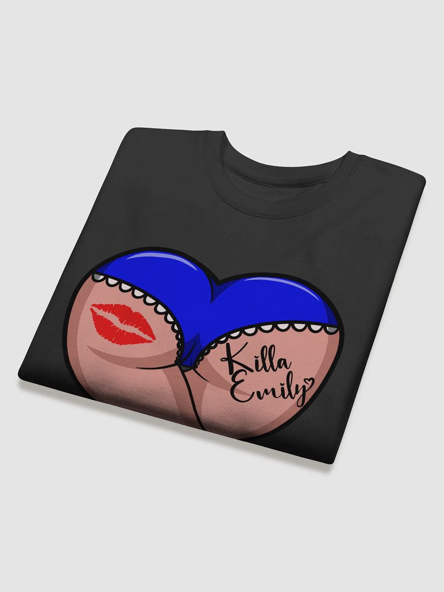 UNISEX KILLA EMILY ROYAL BLUE HEART BUTT SWEATSHIRT product image (4)