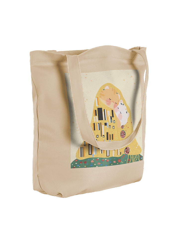 Orange and white cat in modern art Tote Bag product image (2)