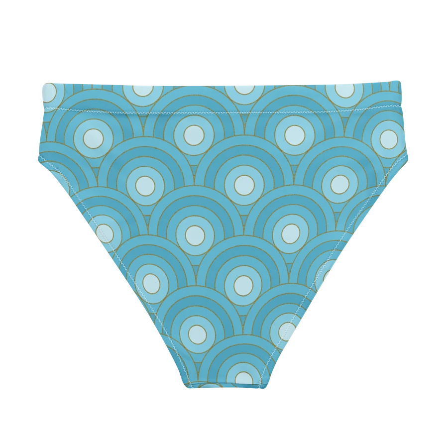 Beautiful Retro Bullseye Pattern High Waisted Bikini Bottom product image (2)