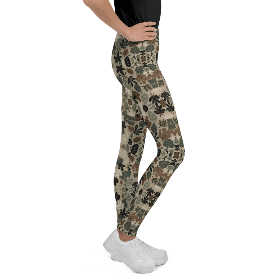 Hey Look at That: The Symmetrical Garden Youth Leggings – Only 100 Pairs Available! product image (6)