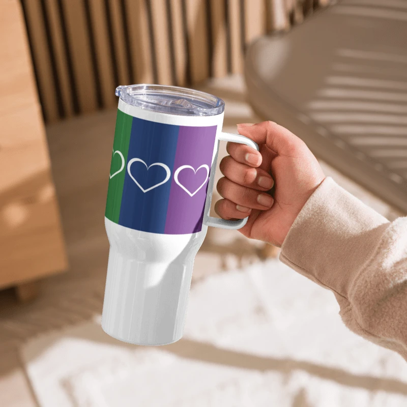 Rainbow Hearts - Travel Mug product image (2)