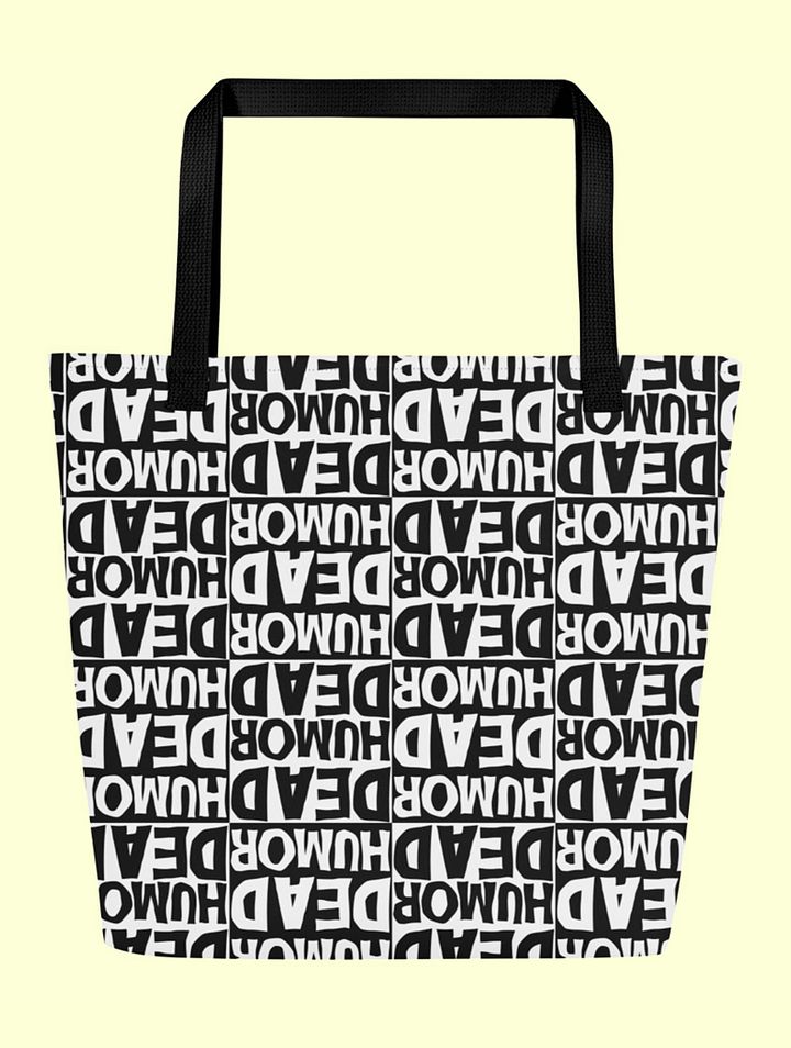 Dead Humor Checkerboard Print Tote Bag product image (2)