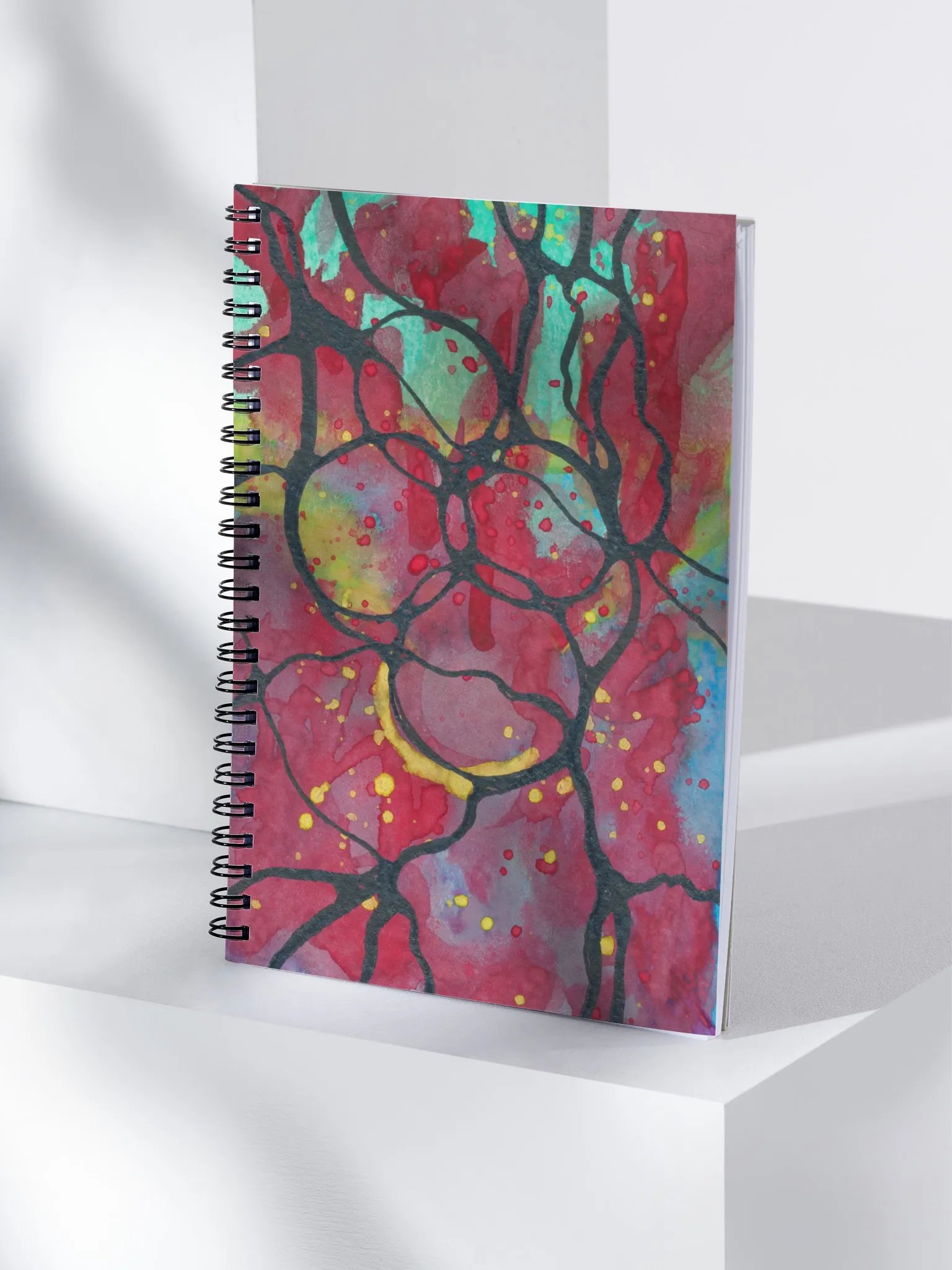 Abstract Ink & Watercolor Blank Journal product image (1)