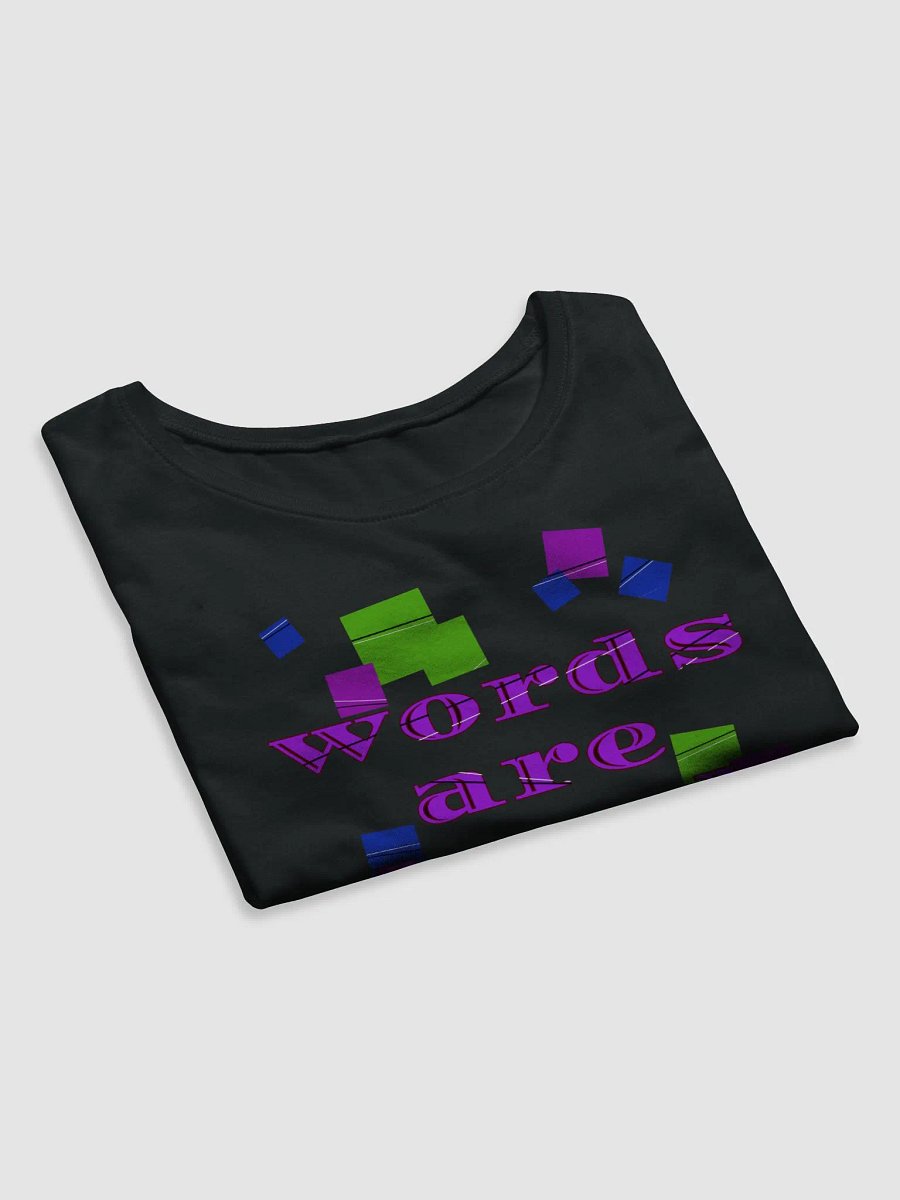 words are hard crop top product image (13)