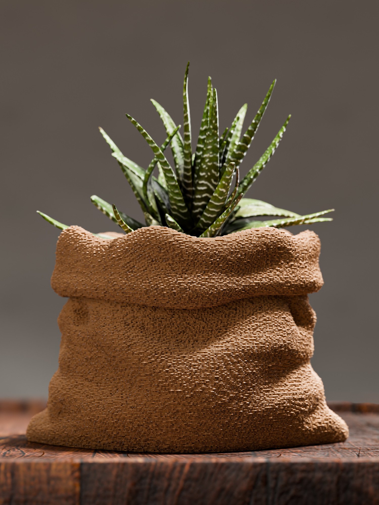 Burlap Sack Planter product image (1)
