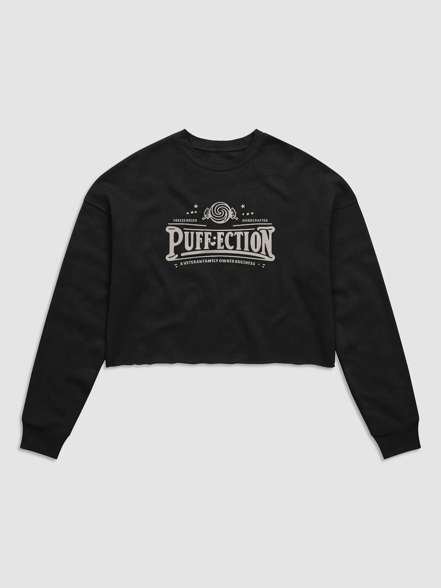 Puffection Black Fleece Crop product image (1)