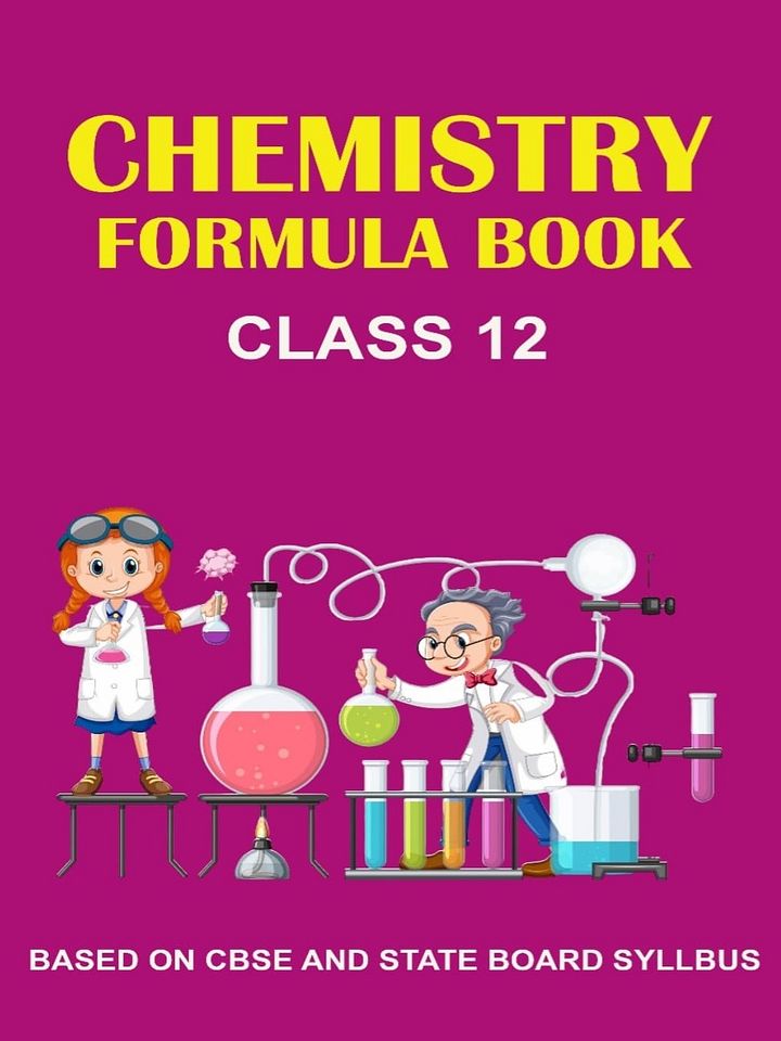 Class 12 Chemistry Formula Sheet product image (1)
