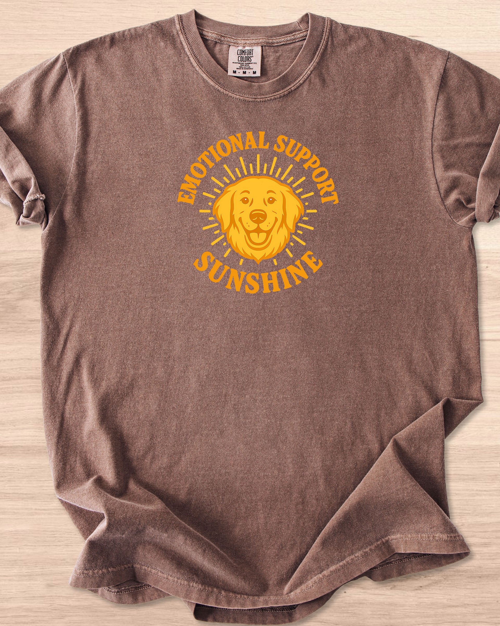 Emotional Support Sunshine (Golden Retriever) Tee product image (32)