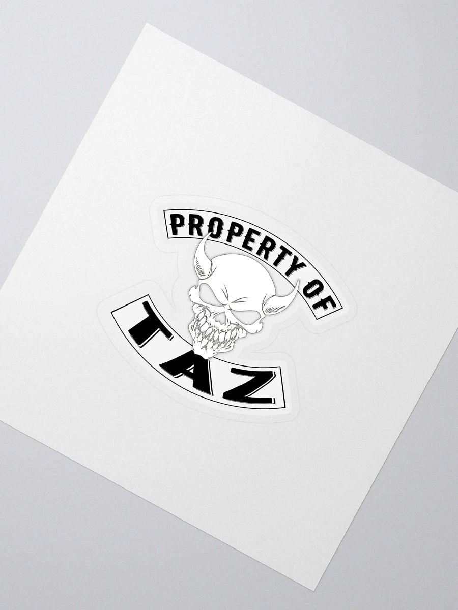 Property of Taz Sticker product image (2)