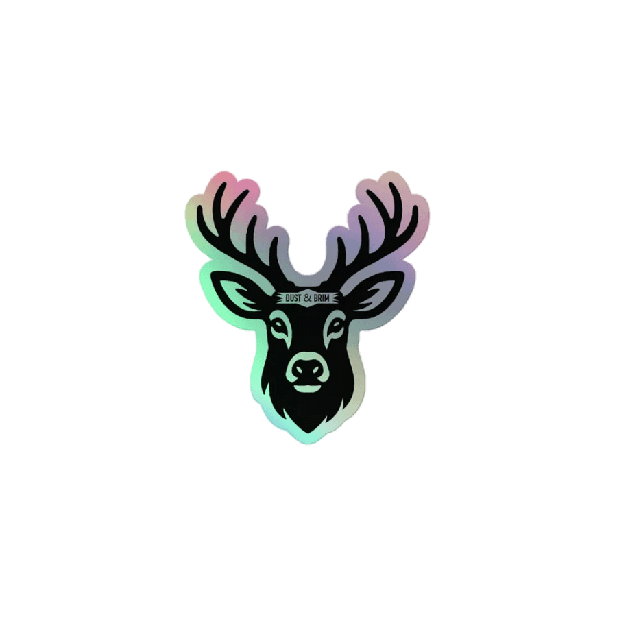 Deer Head Sticker Dust & Brim product image (1)