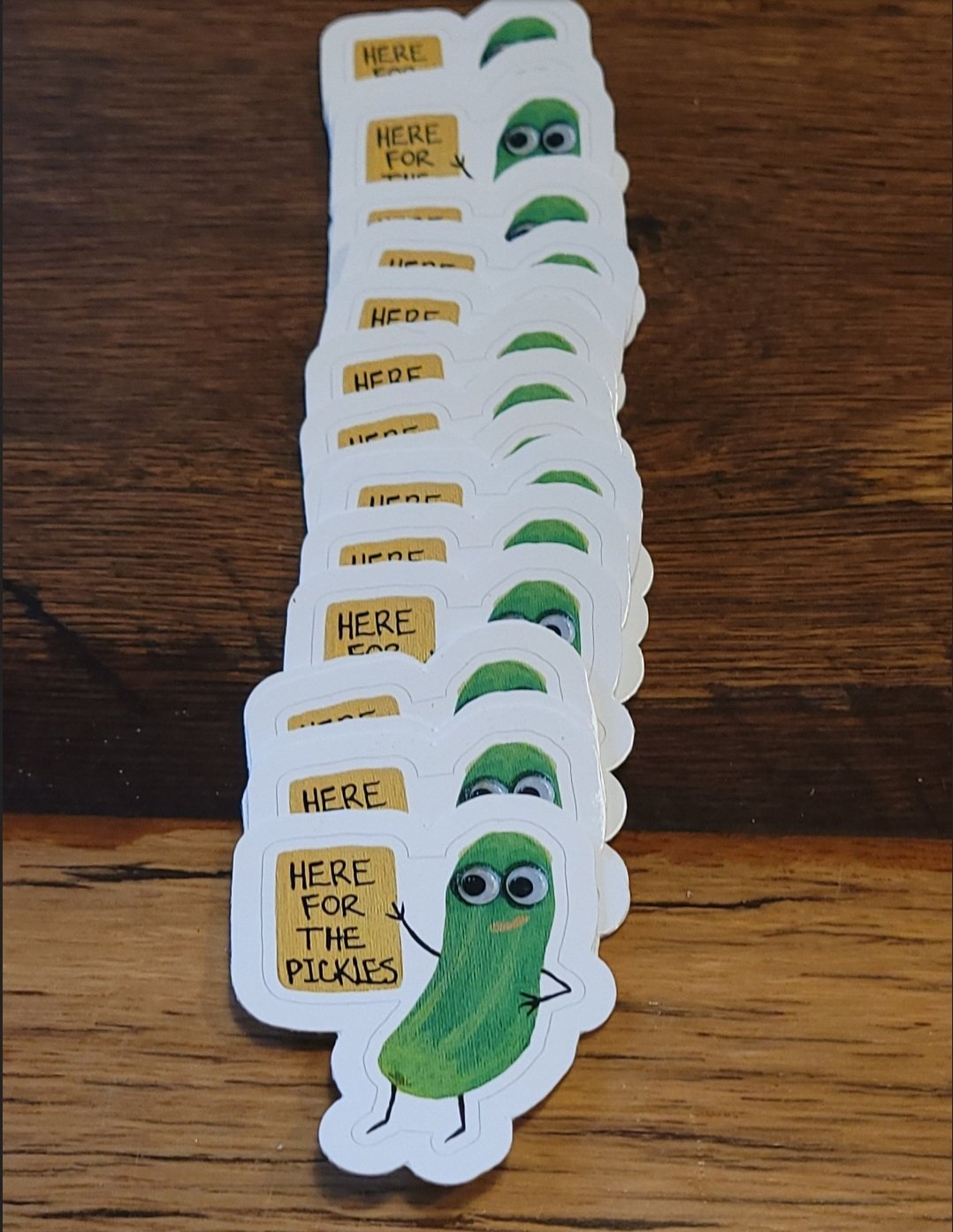 Here for the Pickles Die-Cut Stickers product image (2)