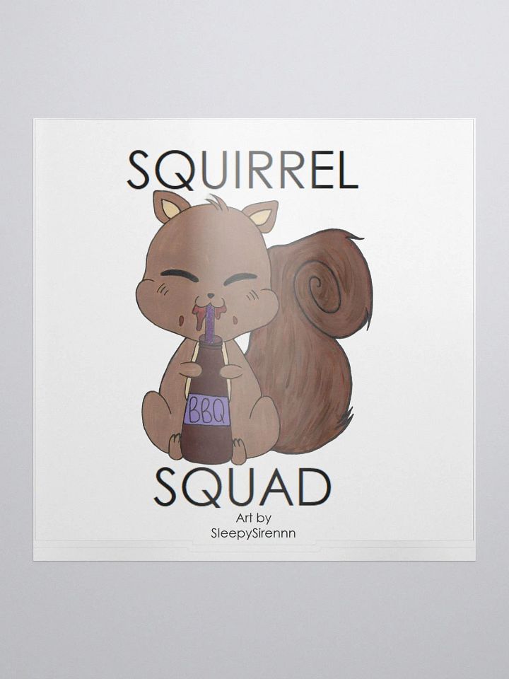 Squirrel Squad Sticker product image (1)