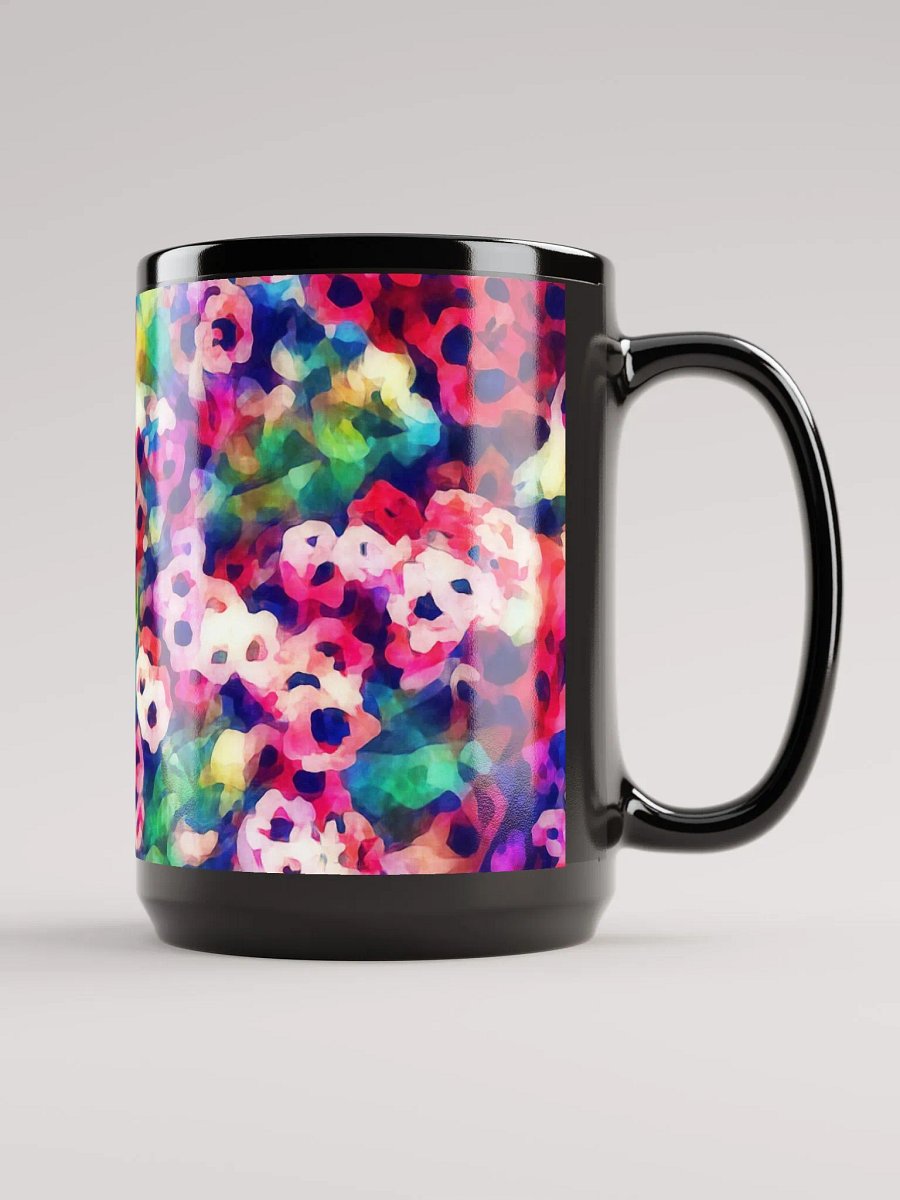 Abstract Graphic | Black Coffee Mug | Tea Tree Floral product image (3)