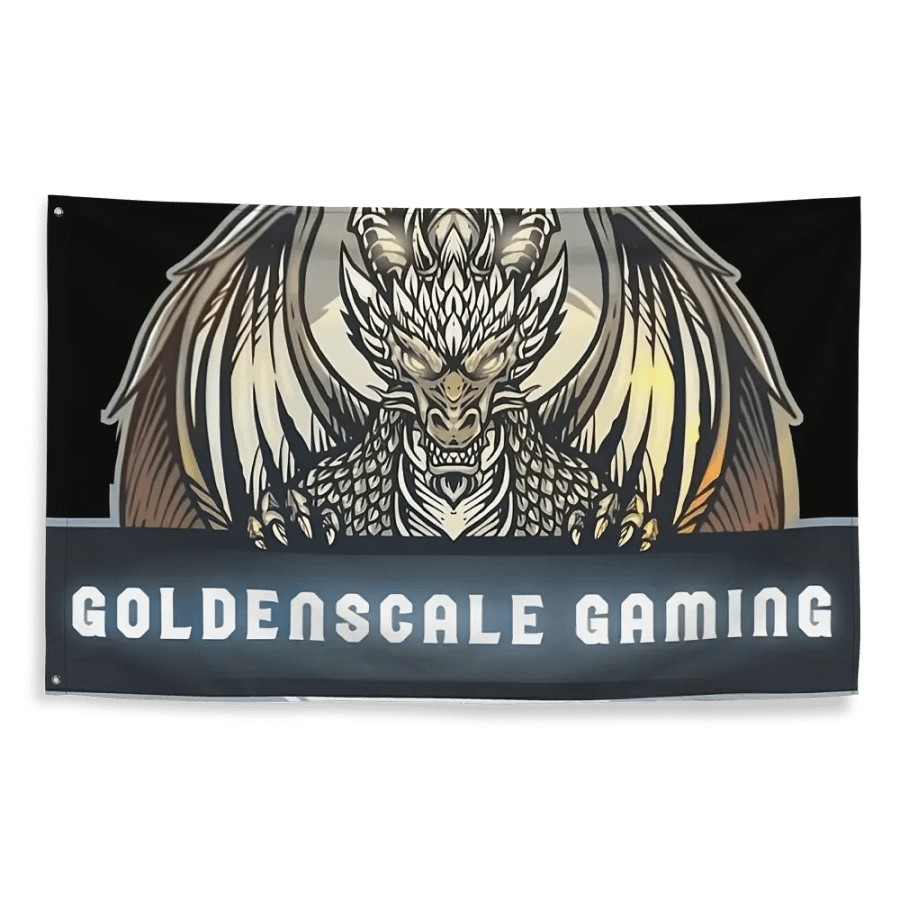 goldenScale Gaming Team Flag product image (2)