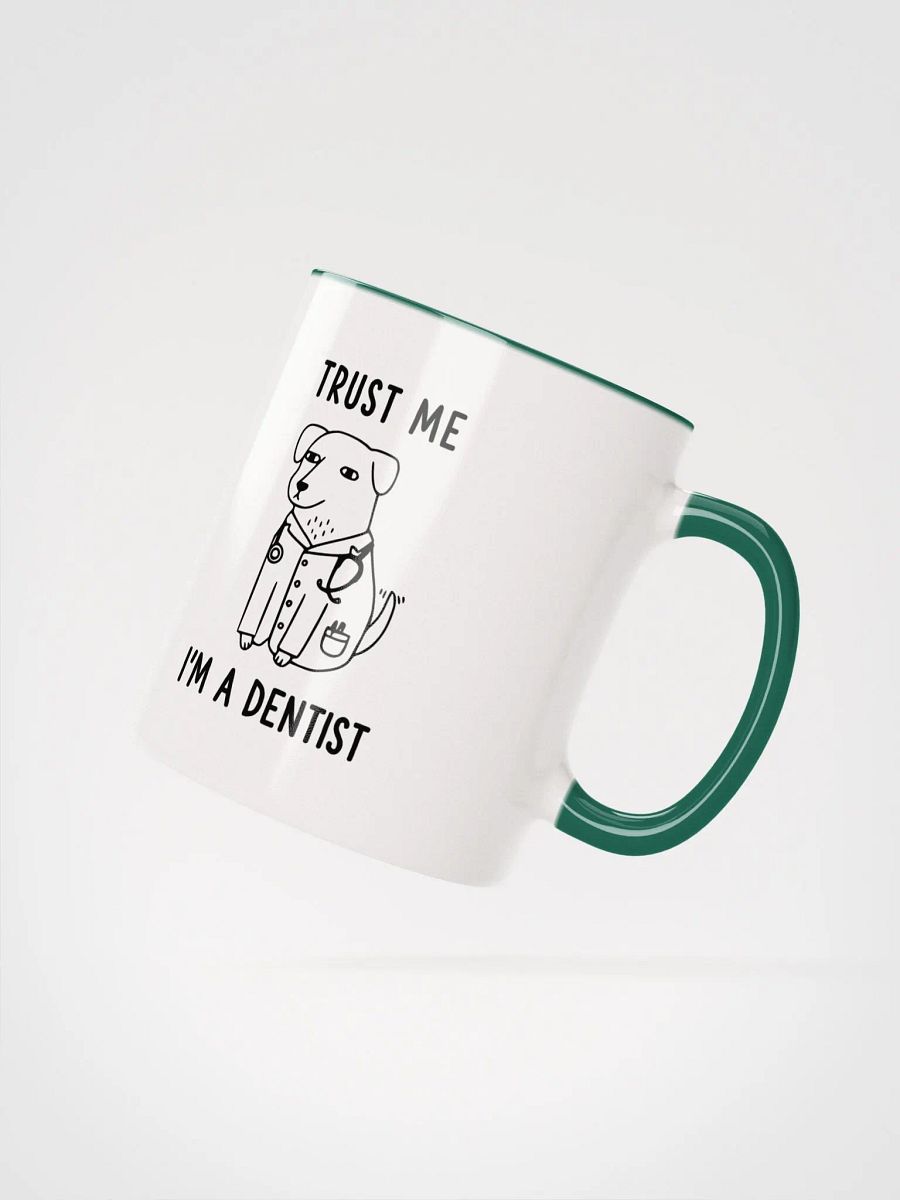 "I'm a Dentist" Ceramic Mug with color inside product image (3)