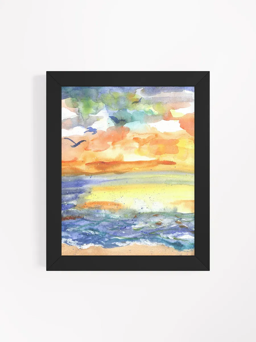 Playful Sea Framed Print product image (16)
