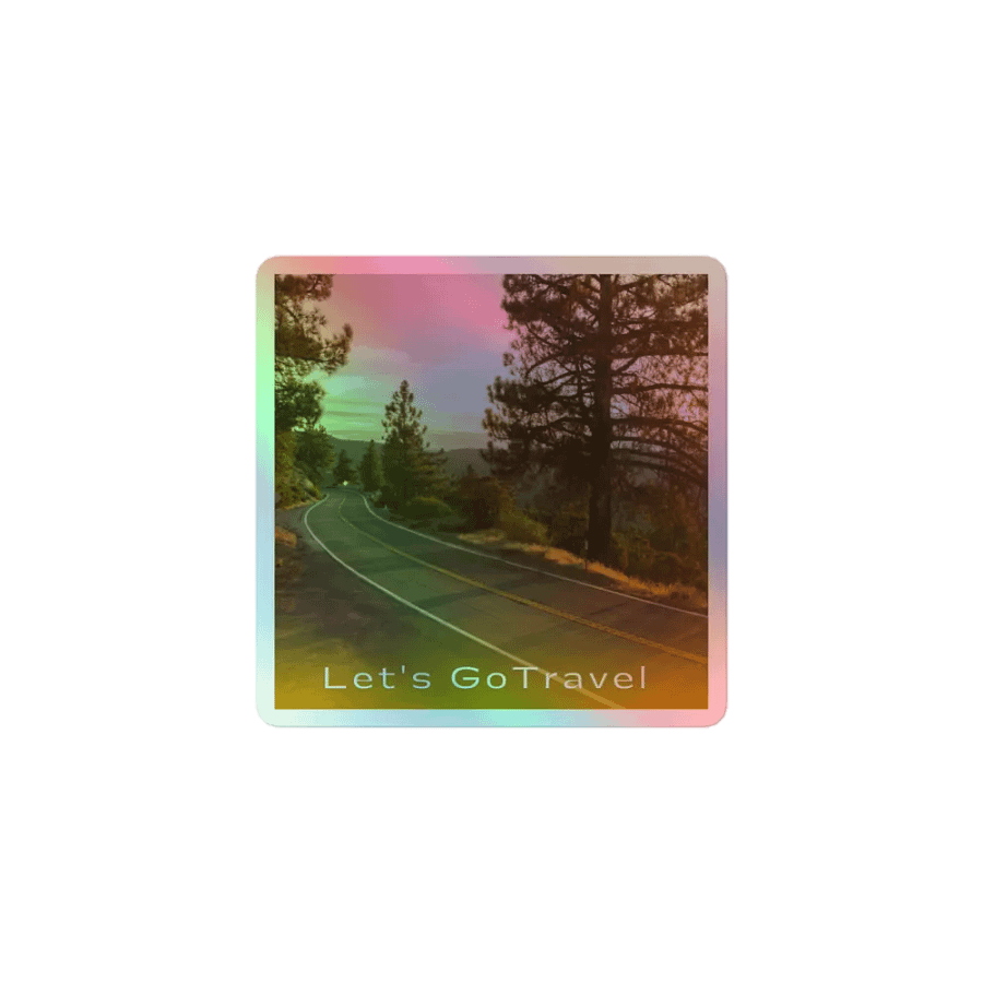 Let's Travel Holographic Sticker Collection product image (1)