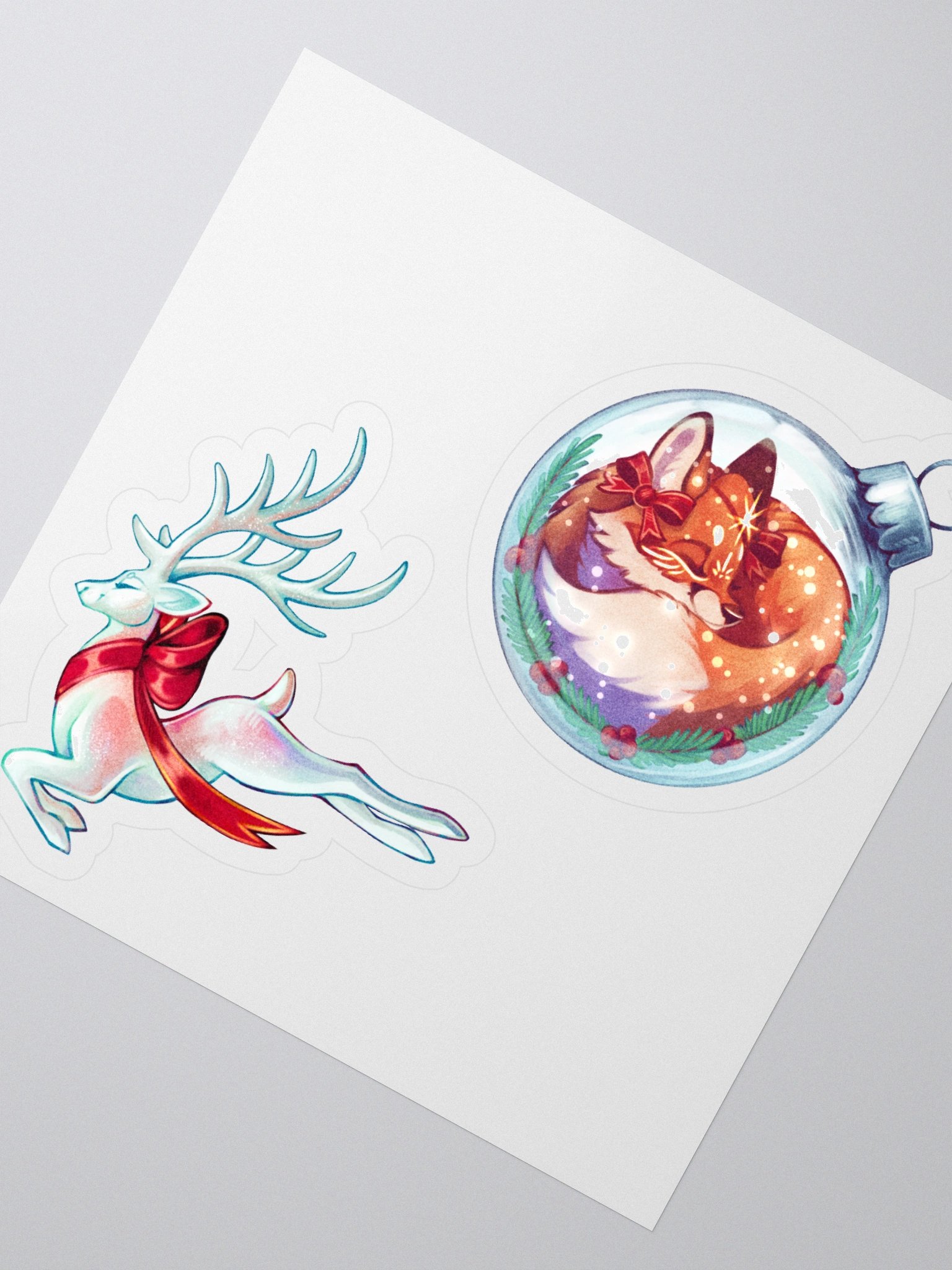 Snowy christmas | Kiss-cut sticker sheet product image (2)