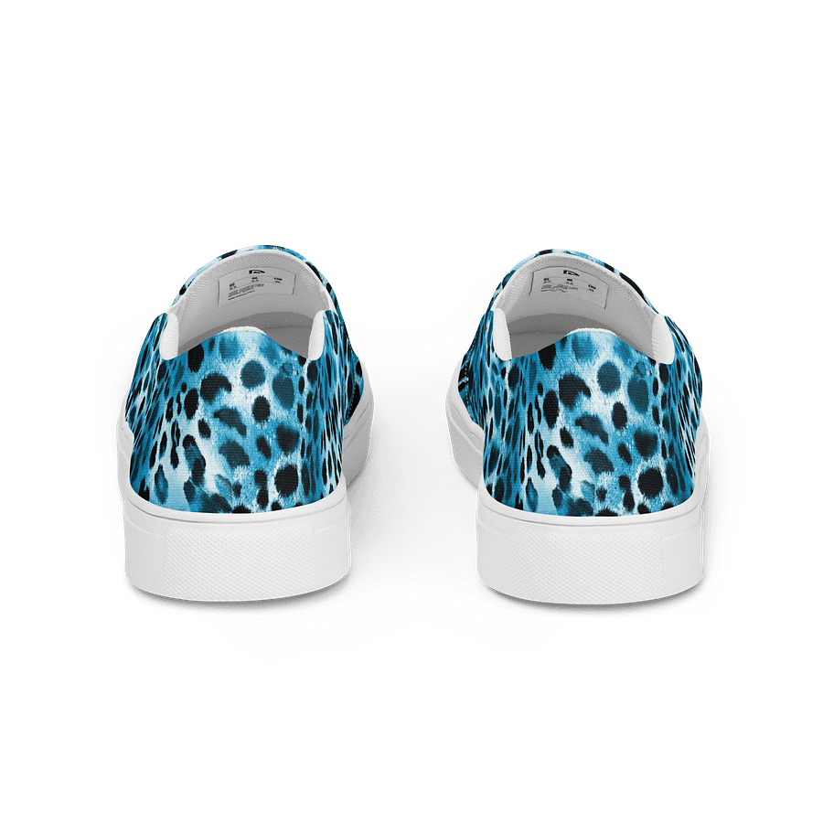 Blue Leopard Canvas Shoes product image (4)