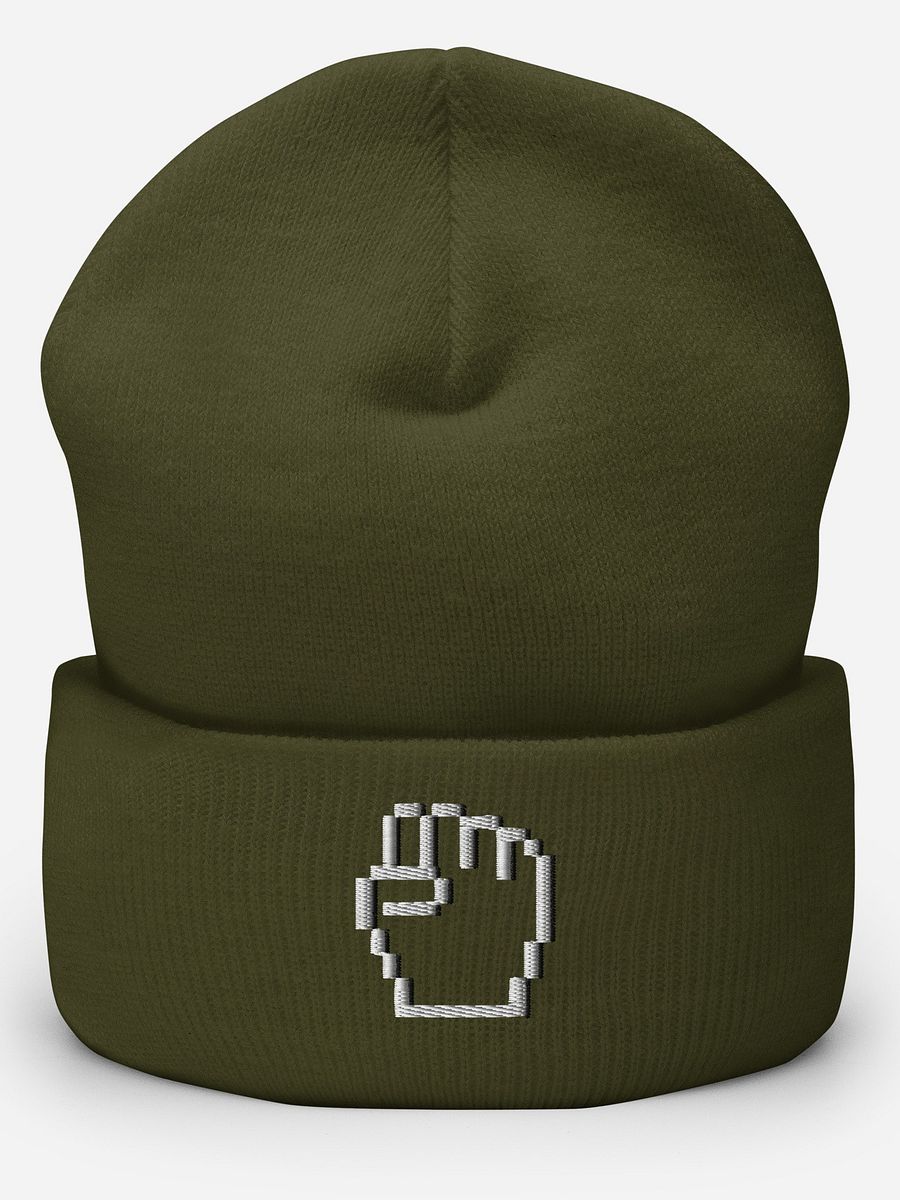 EMBLEM BEANIE (OLIVE) product image (3)