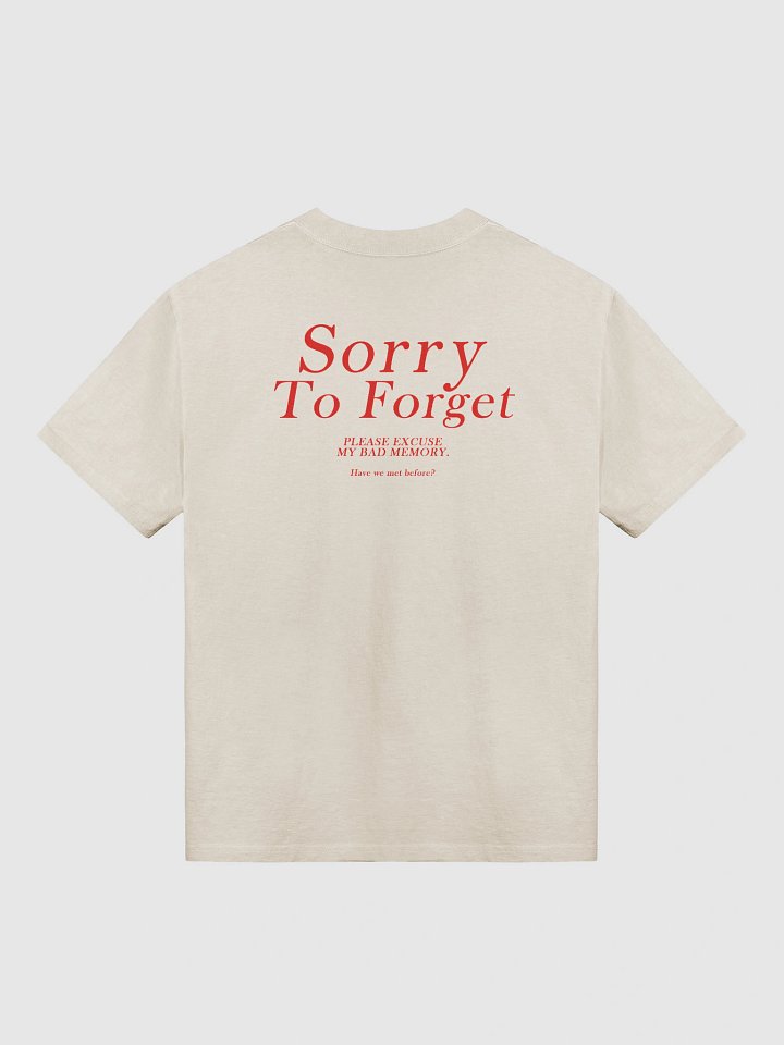 Please excuse my bad memory. product image (1)