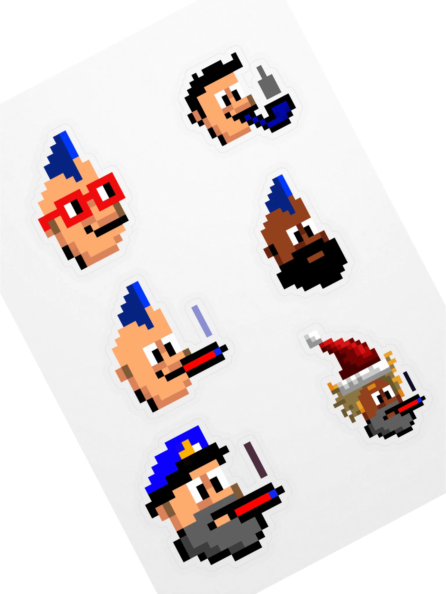 Bario Punks Sticker Sheet #1 product image (1)