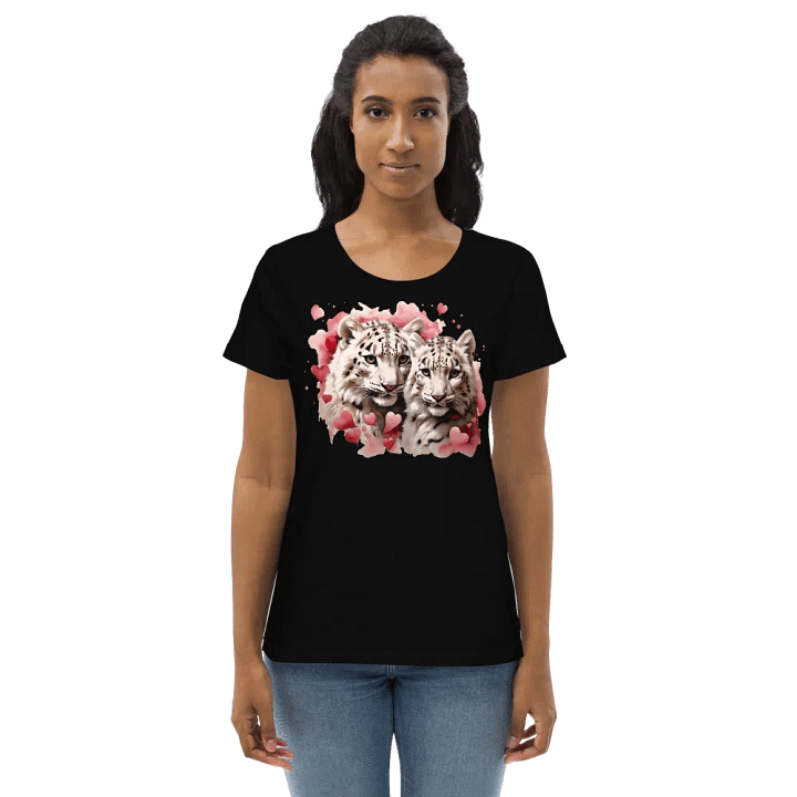 Snow Leopard Serenity Women's Fitted Tee product image (2)