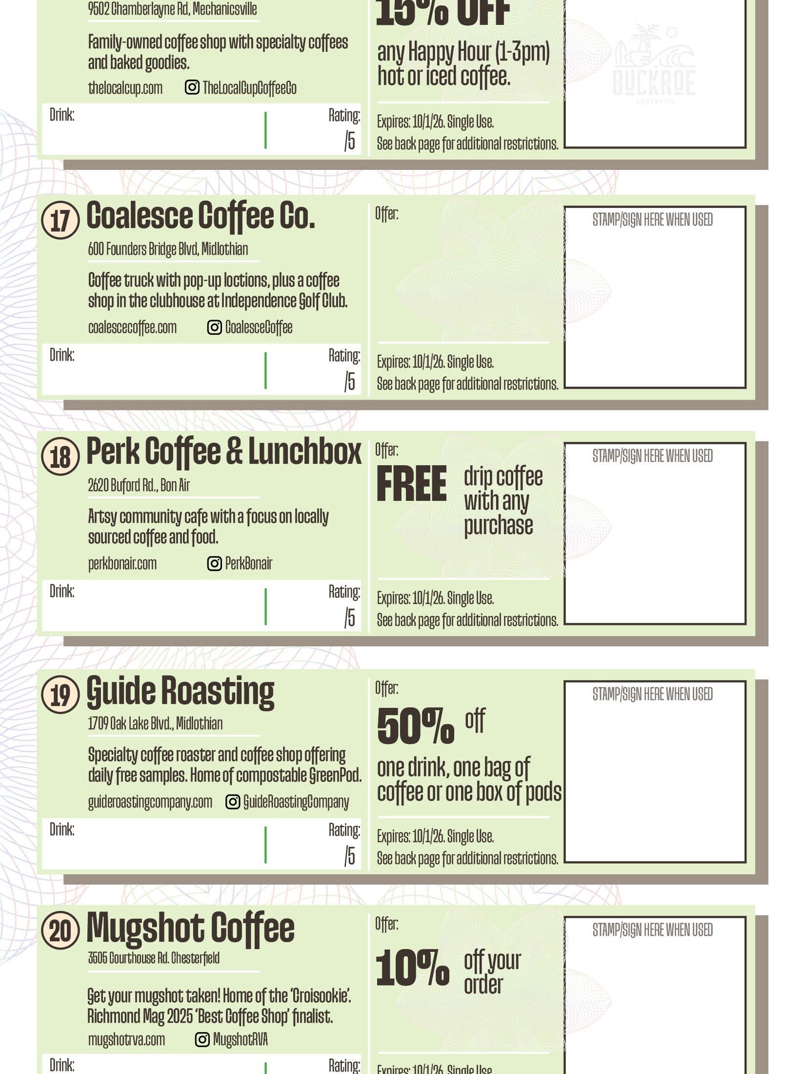 RVA Coffee Passport product image (8)