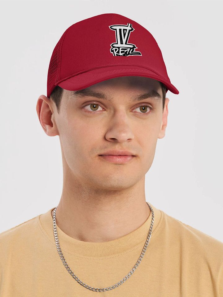 IVREAL Trucker Hat White Logo product image (26)