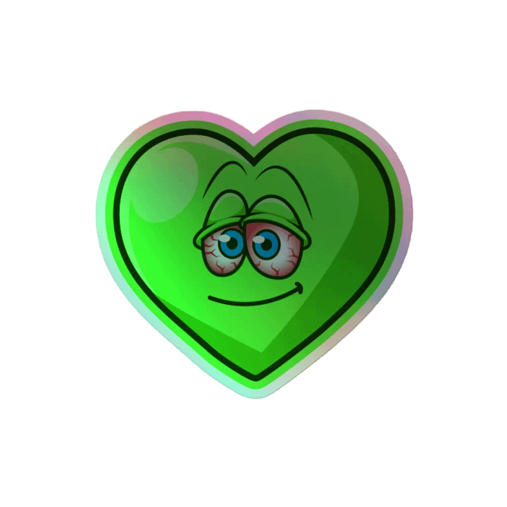 High Heart Holographic Sticker product image (2)