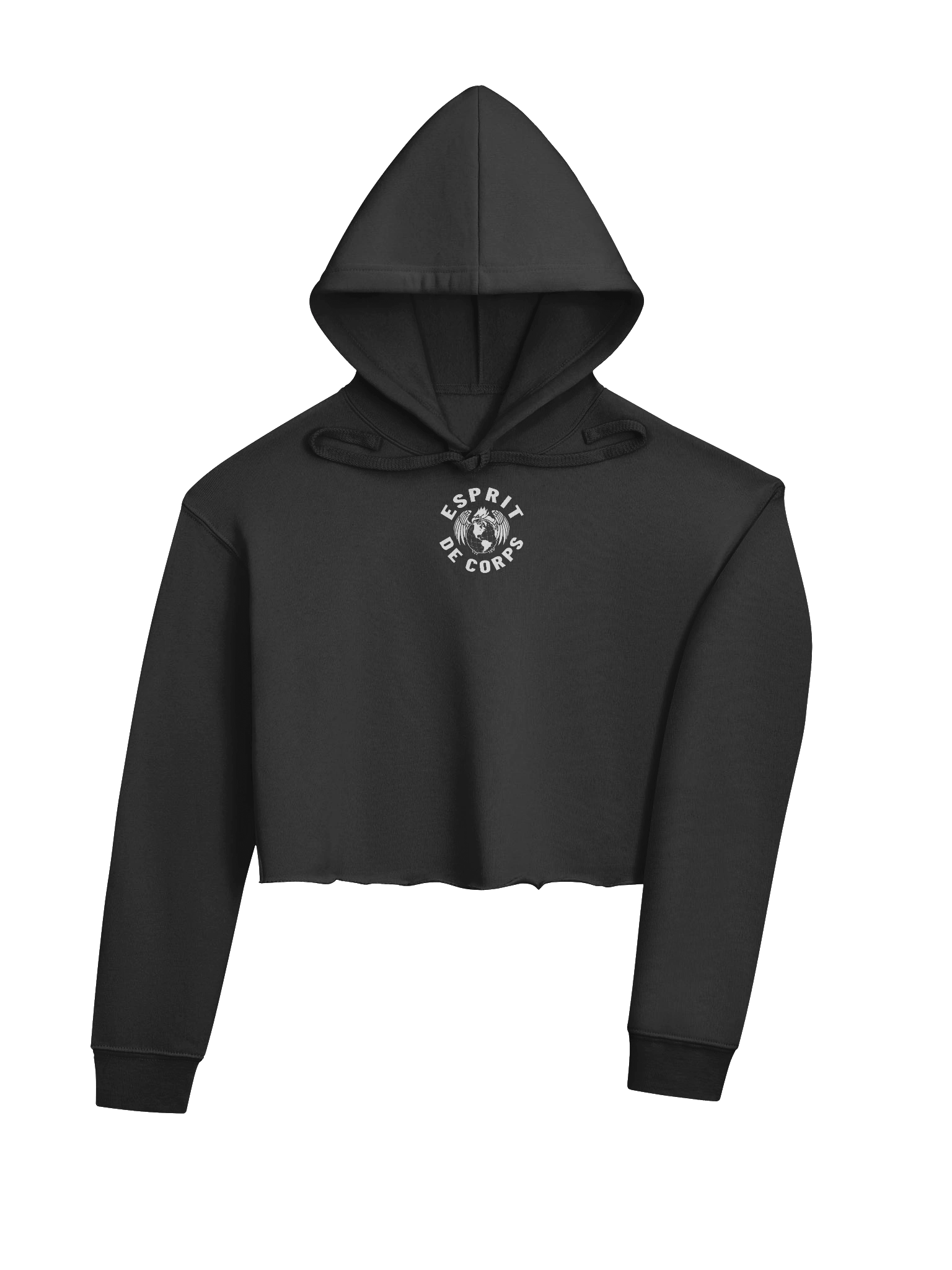 Esprit de Corps “Support” Cropped Hoodie — Breast Cancer Awareness Edition product image (7)