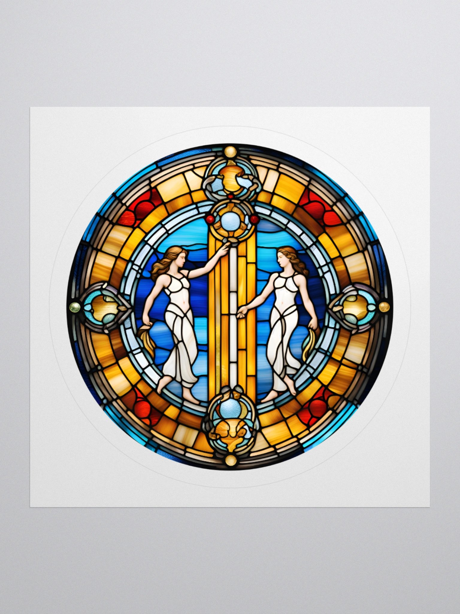 Spiritual™ Gemini - Unique Sticker Design product image (1)