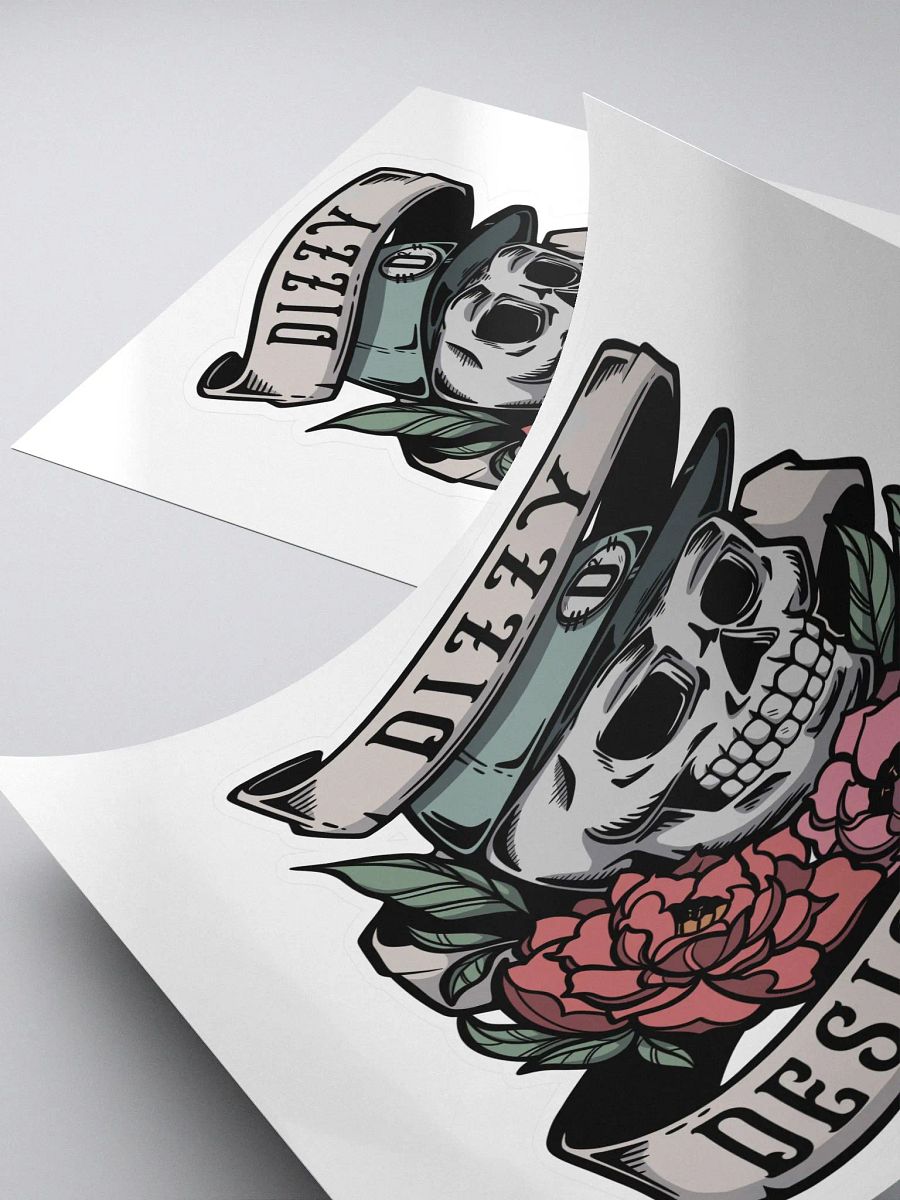 Dizzy Design Colorful Sticker product image (4)