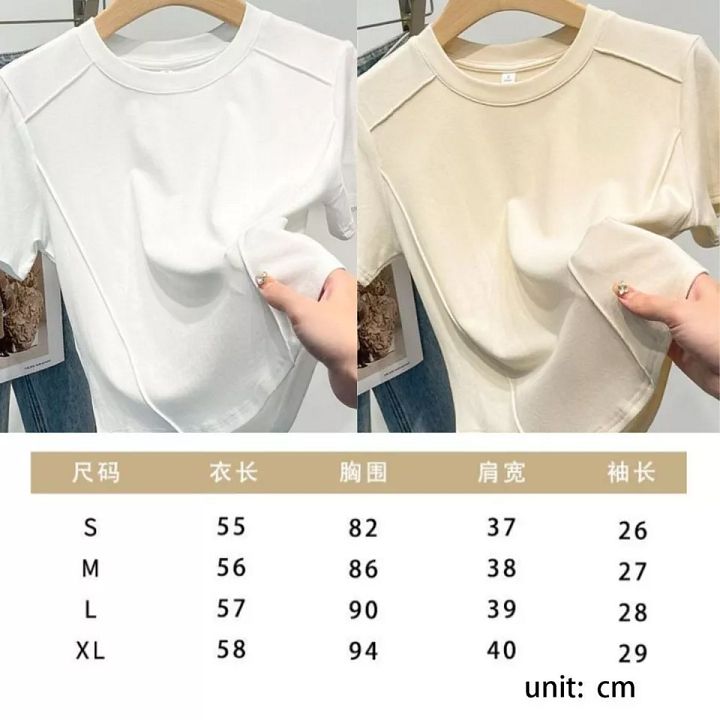 Slim T-shirt Skinny Woman Clothes New Harajuku top for Women Girl product image (2)
