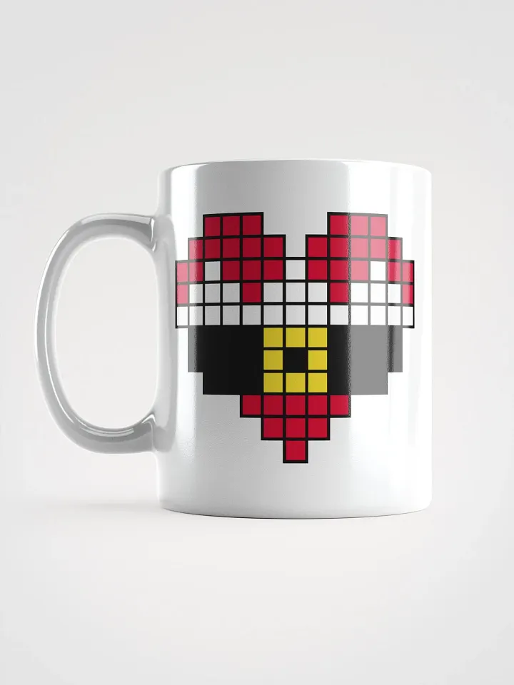 Santa Heart White Glossy Mug product image (1)