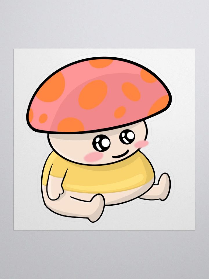 Mushy Sit Sticker product image (1)