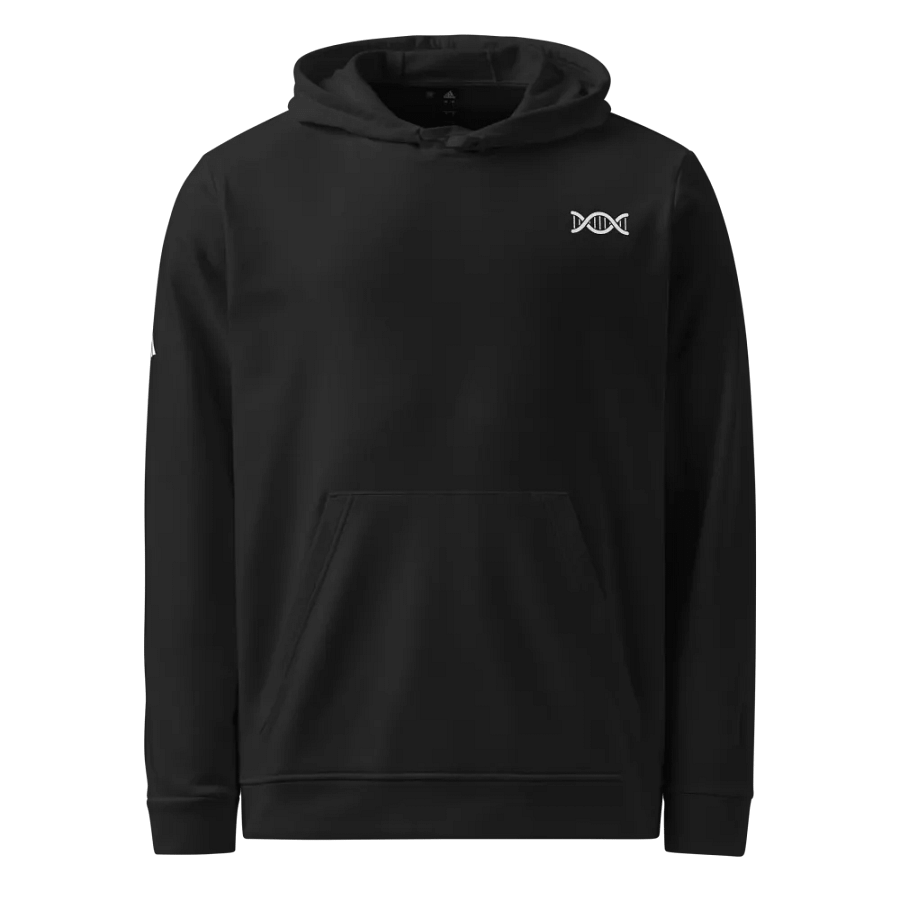 Adidas fleece hoodie with Cyborganics logo product image (1)
