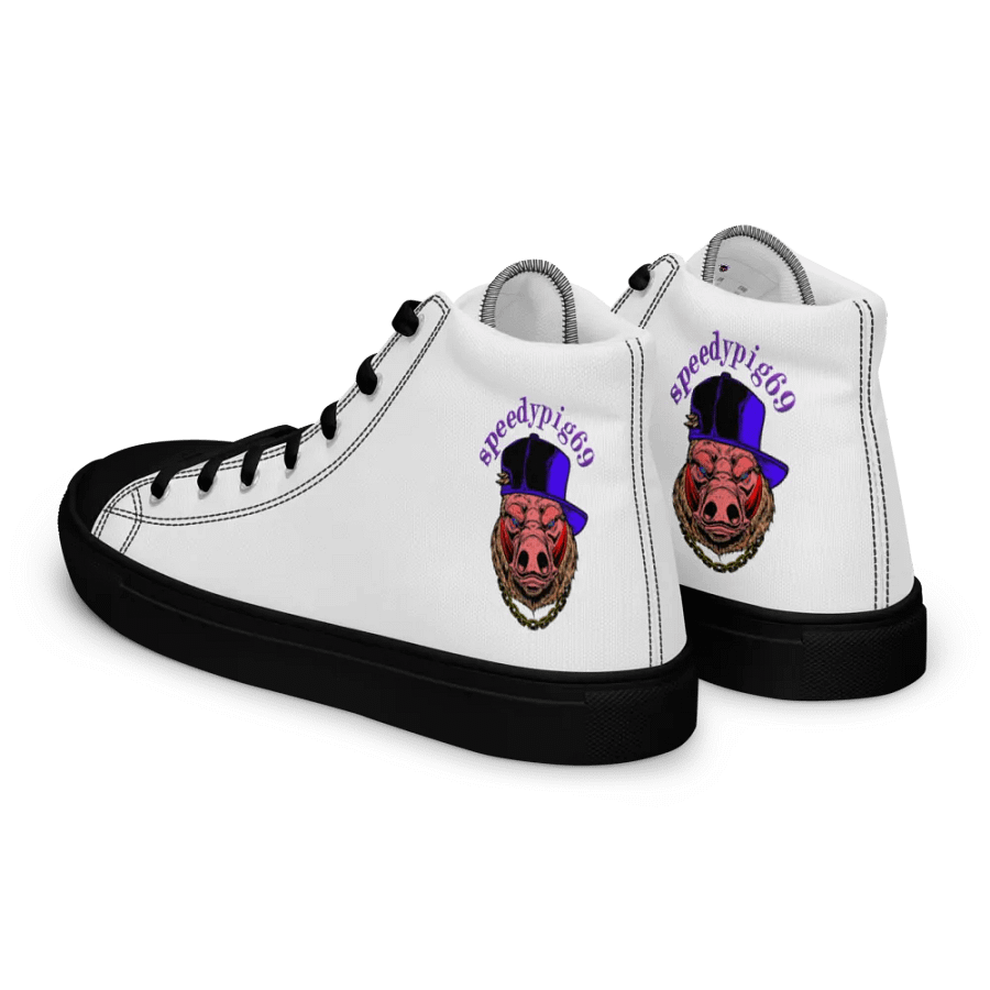 I Support Speedypig69 Dapper Piglet High Tops product image (4)